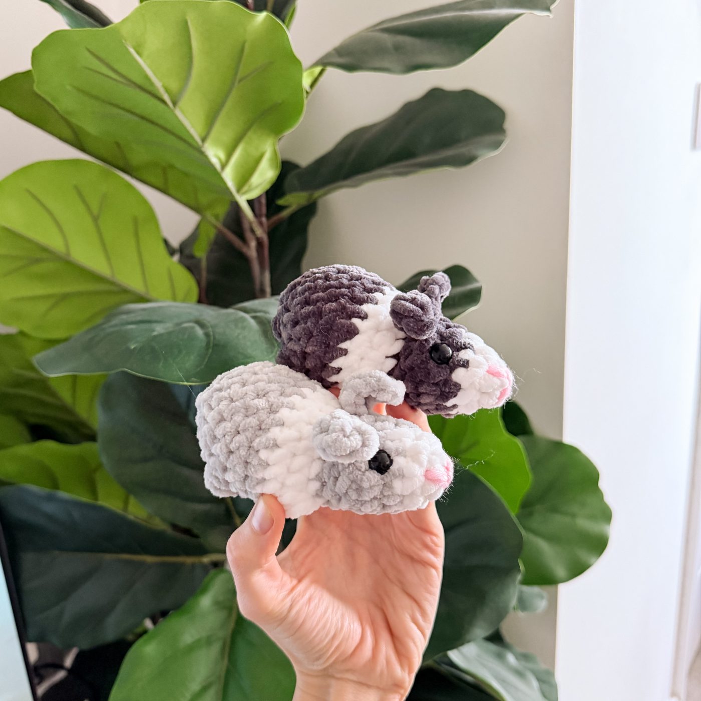Crochet baby bunny plushies